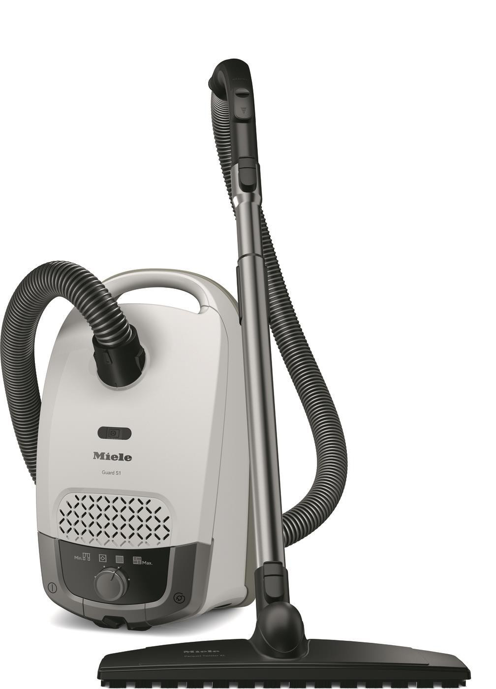 Miele Guard S1 Parquet Xl Bianco Brillante Aspirapolvere con Sacco 890W 3.5LT