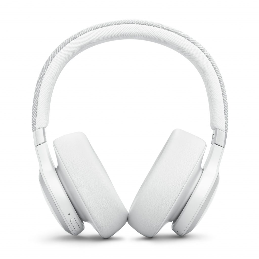 JBL Live 770NC Bianco Cuffie Wireless con Cancellazione del Rumore