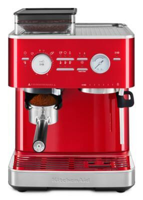 Kitchenaid 5KES6551ECA Rosso Mela Metallizato Macchina Caffe con Macinacaffe