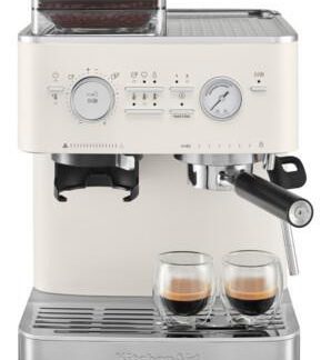 Kitchenaid 5KES6551EPL Porcelain White Macchina Caffe con Macinacaffe
