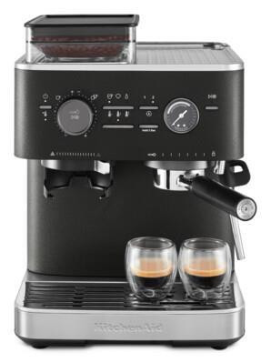 Kitchenaid 5KES6551EBK Ghisa Nero Macchina Caffe con Macinacaffe