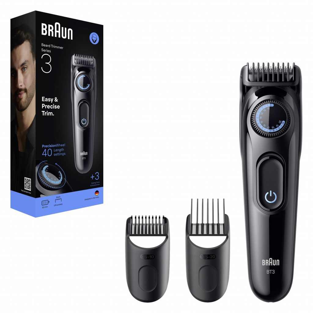 Braun BT3520 Regolabarba Ricaricabile con Accessori