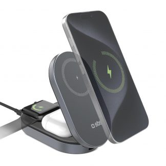 SBS TEWIRMAGFOLD31QI2MFI Caricatore Wireless Power Dock 3in1 15W