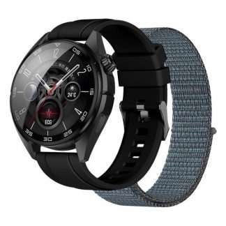 Nilox NXSW Trail Pro Smartwatch 1.43 Pollici Amoled GPS con 2 Cinturini
