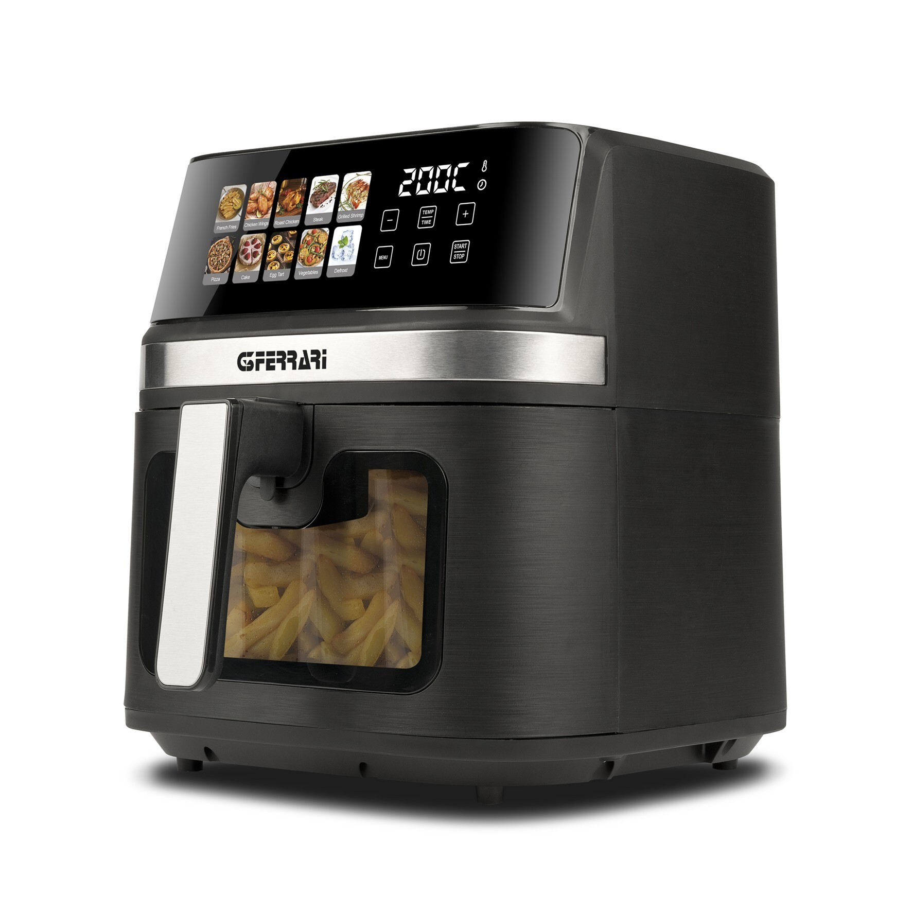 G3 Ferrari Friggisano 8L Friggitrice ad Aria 1700W 8LT con Display a Colori