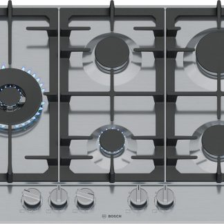 Bosch PCS7A5I90 Piano Cottura a Gas 75CM 5 Fuochi Griglie Ghisa