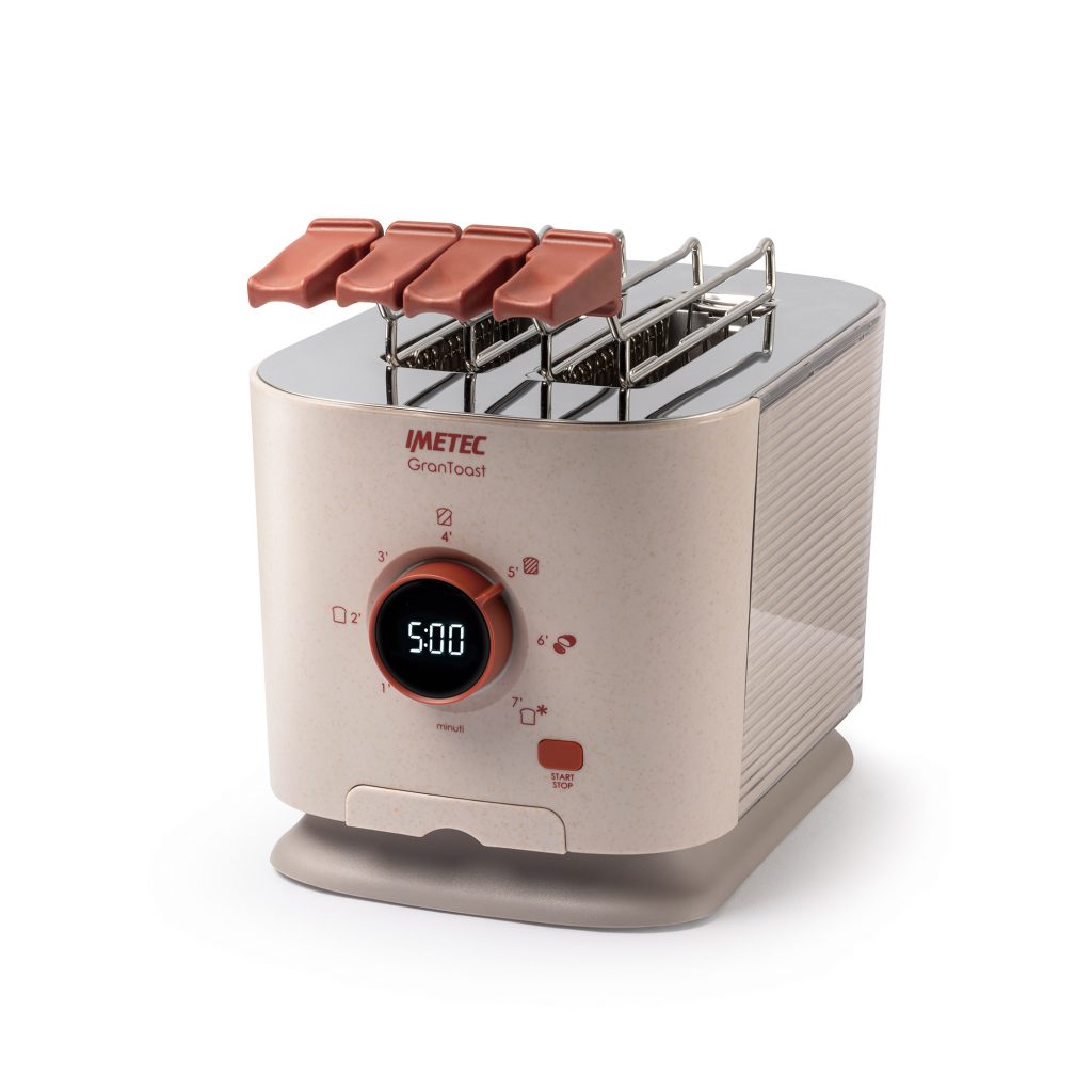 Imetec GranToast Sabbia Tostapane 600W con Pinze XL