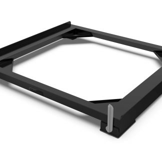 Meliconi Base Move Black Base Antivibrazioni con Ruote e Freni per Lavatrici