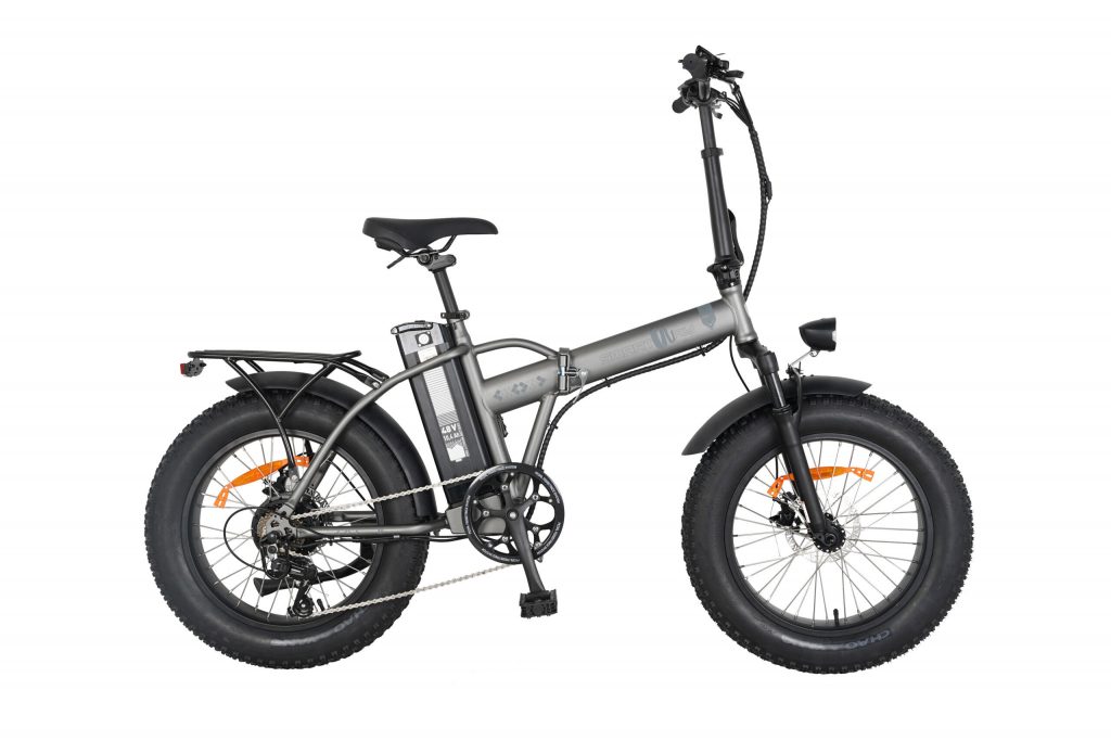 Smartway M1XR548SLT Bicicletta Elettrica Pieghevole Fat Bike Autonomia 40 Km