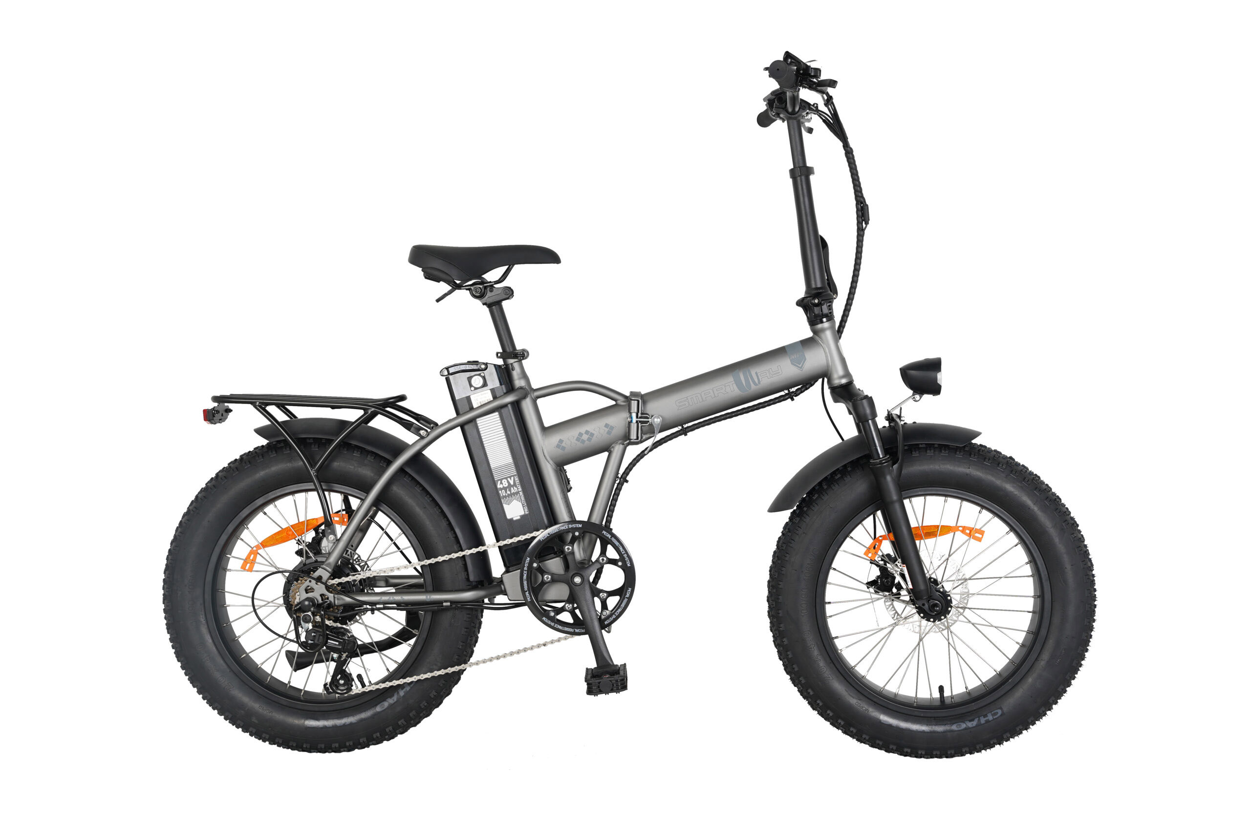 Smartway M1XR548SLT Bicicletta Elettrica Pieghevole Fat Bike Autonomia 40 Km