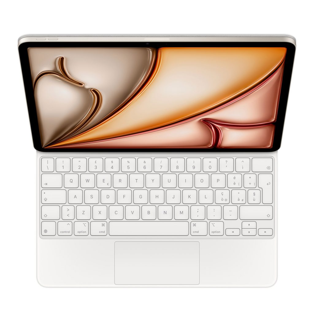 Apple MDFW4TA Bianco Magic Keyboard per iPad Air 13 M3 in Italiano USB-C
