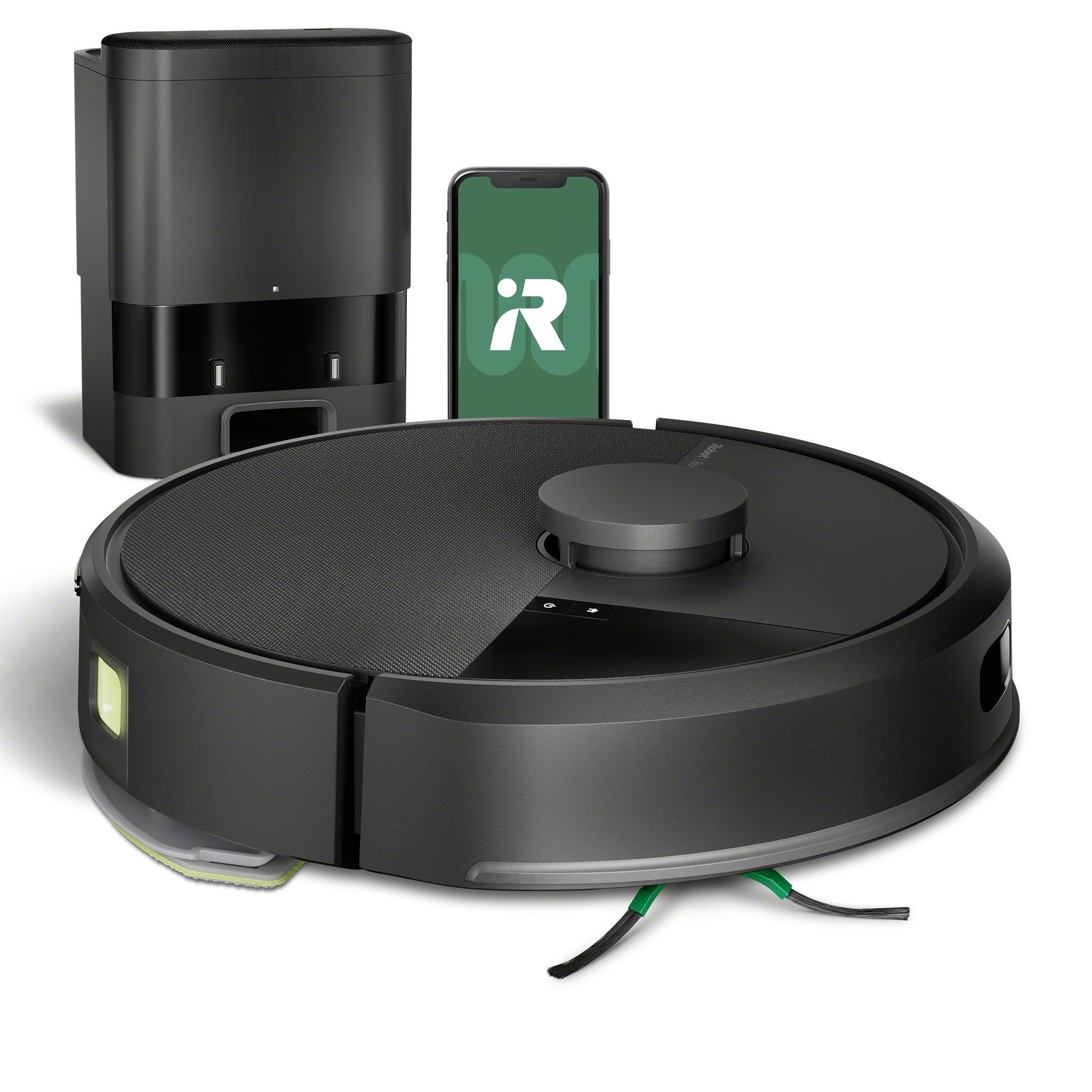 iRobot Roomba 105 Combo Plus Robot Lava-Aspira con Dock per Autosvuotamento