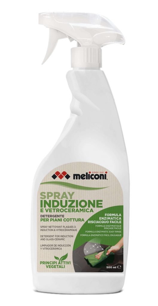 Meliconi Eco Spray Detergente per Piani Induzione e Vetroceramica 500ML