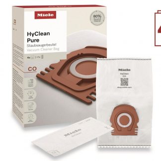Miele HyClean Pure CO Confezione 4 Sacchetti e 1 Filtro per Guard M1
