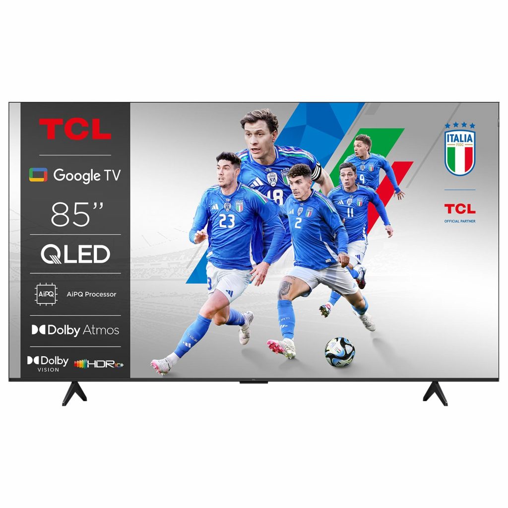 TCL 43P79K Google TV QLED 43 Pollici UltraHD 4K DVBT2-S2