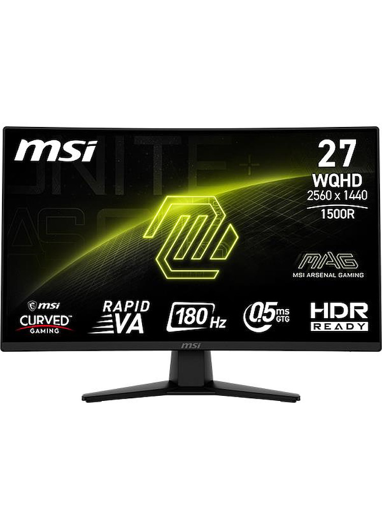 MSI MAG 274CQF Monitor Curvo 27 Pollici WQHD