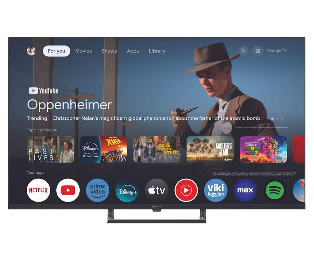 Qbell QT40FGF9B Smart TV LED 40 Pollici FHD Google TV