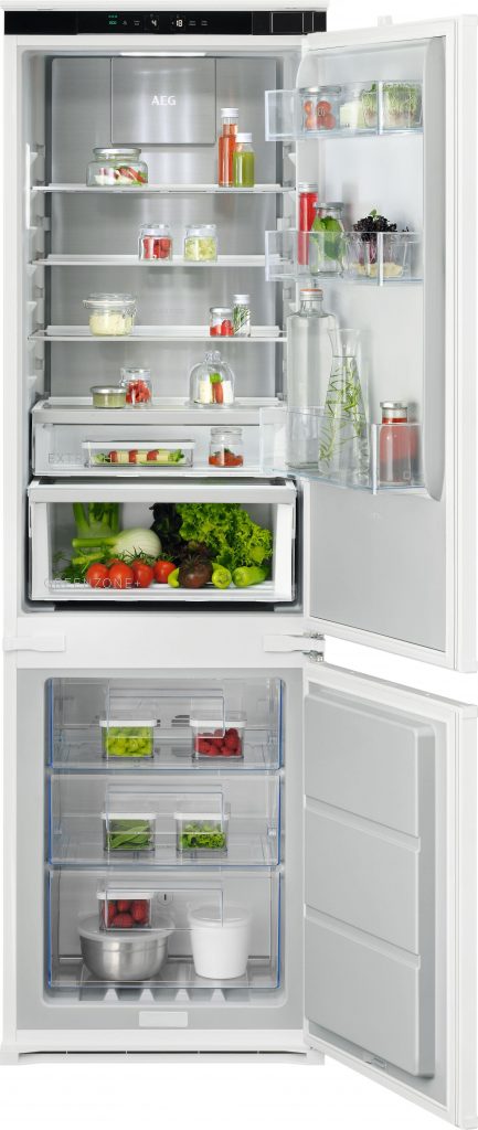 AEG TC8MS18FDS Frigorifero Combinato da Incasso 249LT Alto 177.5CM Nofrost