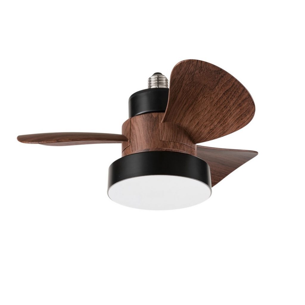 Perenz 7208NCT Ventilatore da Soffitto 3 Pale in ABS Noce con Luce LED 15W
