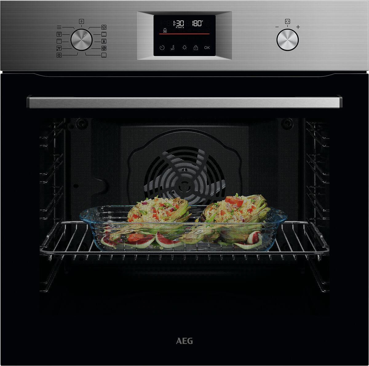 AEG TU5AB42SM Inox Forno Incasso Multifunzione 60CM 72LT Pirolitico Wi-Fi