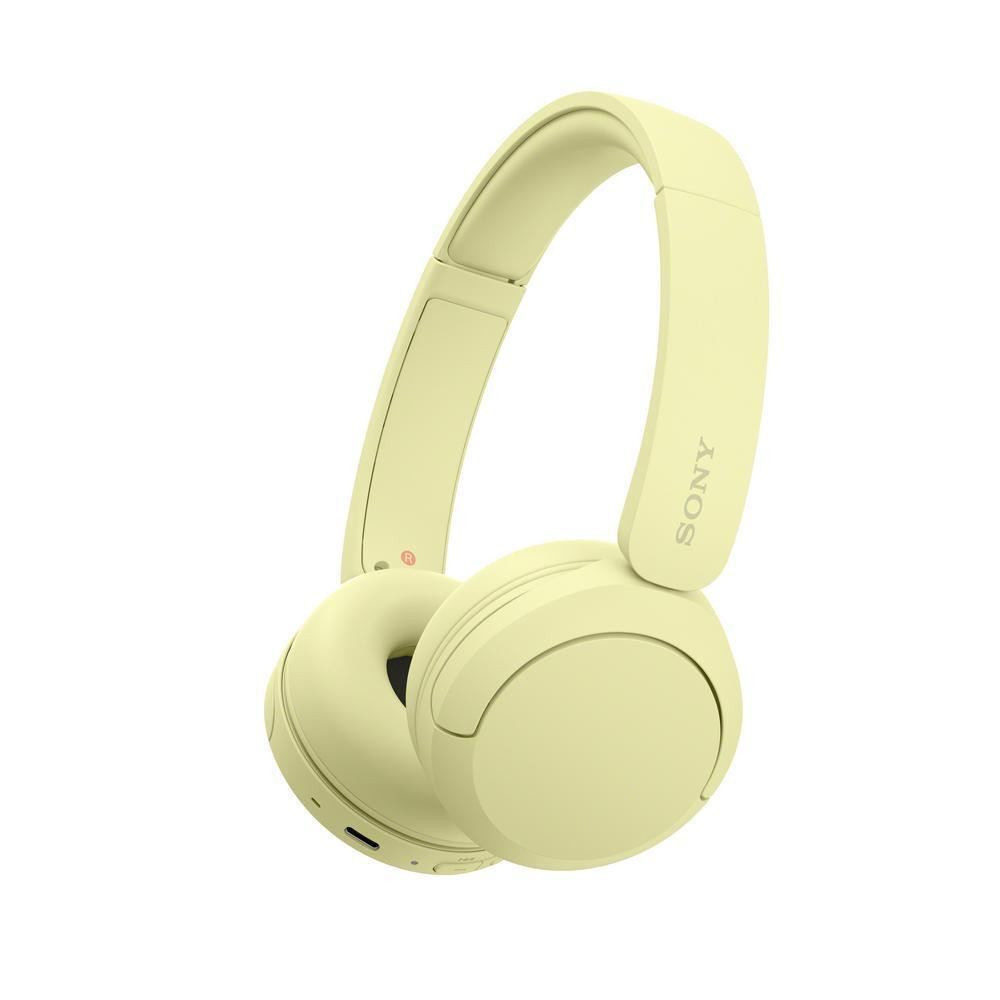 Sony WH-CH520 Giallo Cuffie Wireless Bluetooth con Controllo Vocale