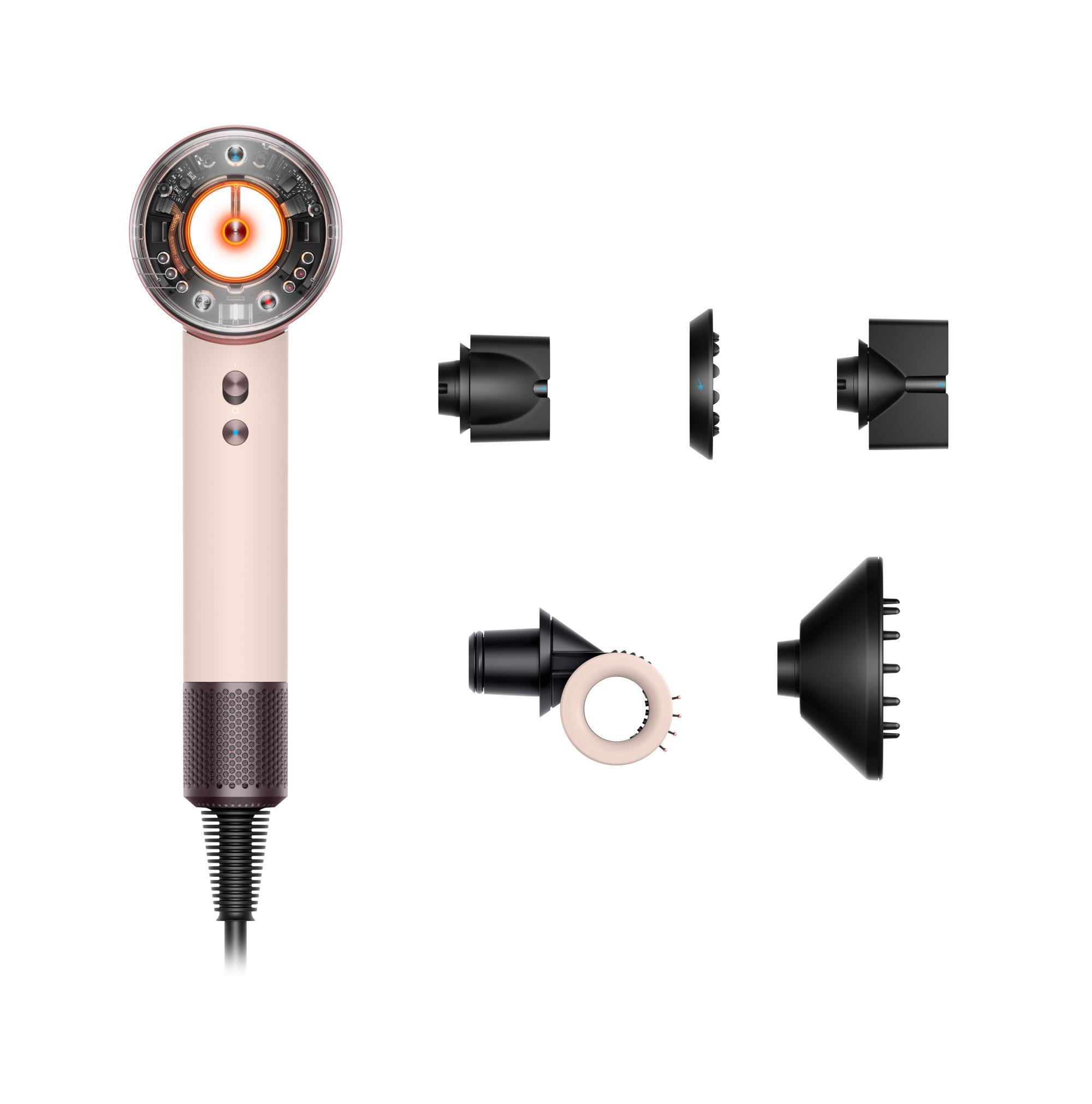 Dyson Supersonic Nural Cipria Oro Rosa Asciugacapelli 1600W con 5 Accessori