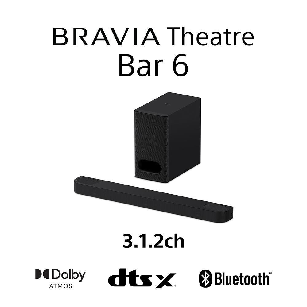 Sony HTBD60 Bravia Theatre Bar 6 Soundbar con Subwoofer Wireless 3.1.2 350W