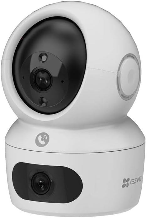 Ezviz H7c Dual Videocamera da Interno Motorizzata a Batteria 2K Plus Wi-Fi