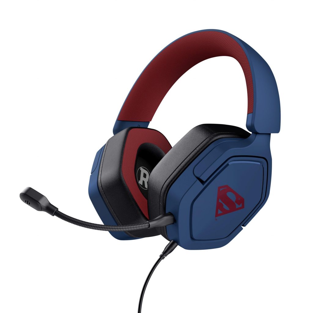 Trust GXT492SM Carus Superman Blu Cuffia Gaming per PC e Console