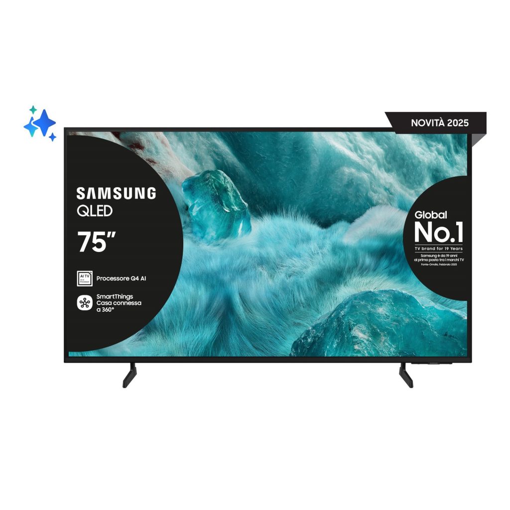 Samsung QE75Q7FAAUXZT Smart TV Qled 75 Pollici UHD 4K Tizen TV