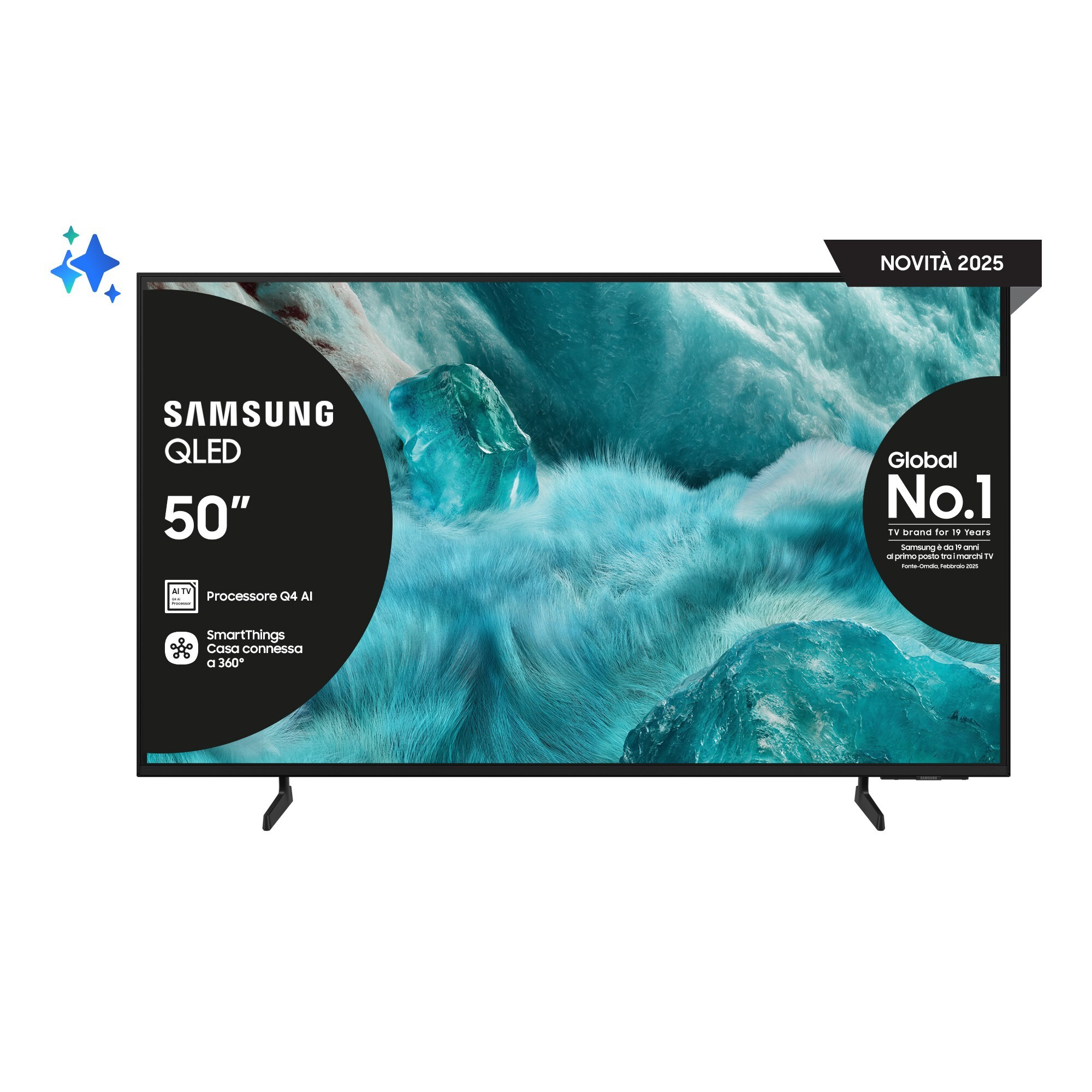 Samsung QE50Q7FAAUXZT Smart TV Qled 50 Pollici UHD 4K Tizen Tv