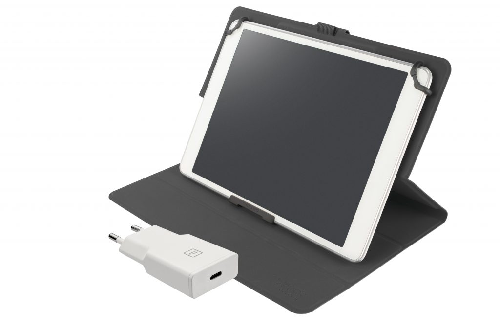 Tucano Facile Plus 11 Custodia per Tablet Fino 11 Pollici con Caricabatteria 30W