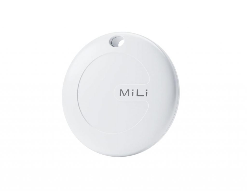 MiLi MiTag Duo Bianco Localizzatore Tracker Bluetooth con Apple e Google