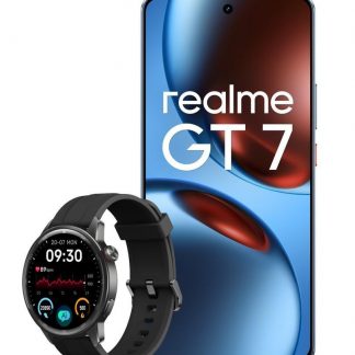 Realme GT 7 Icesense Blue Smartphone 6.78 12GB 512GB con Smartwatch S2 BK