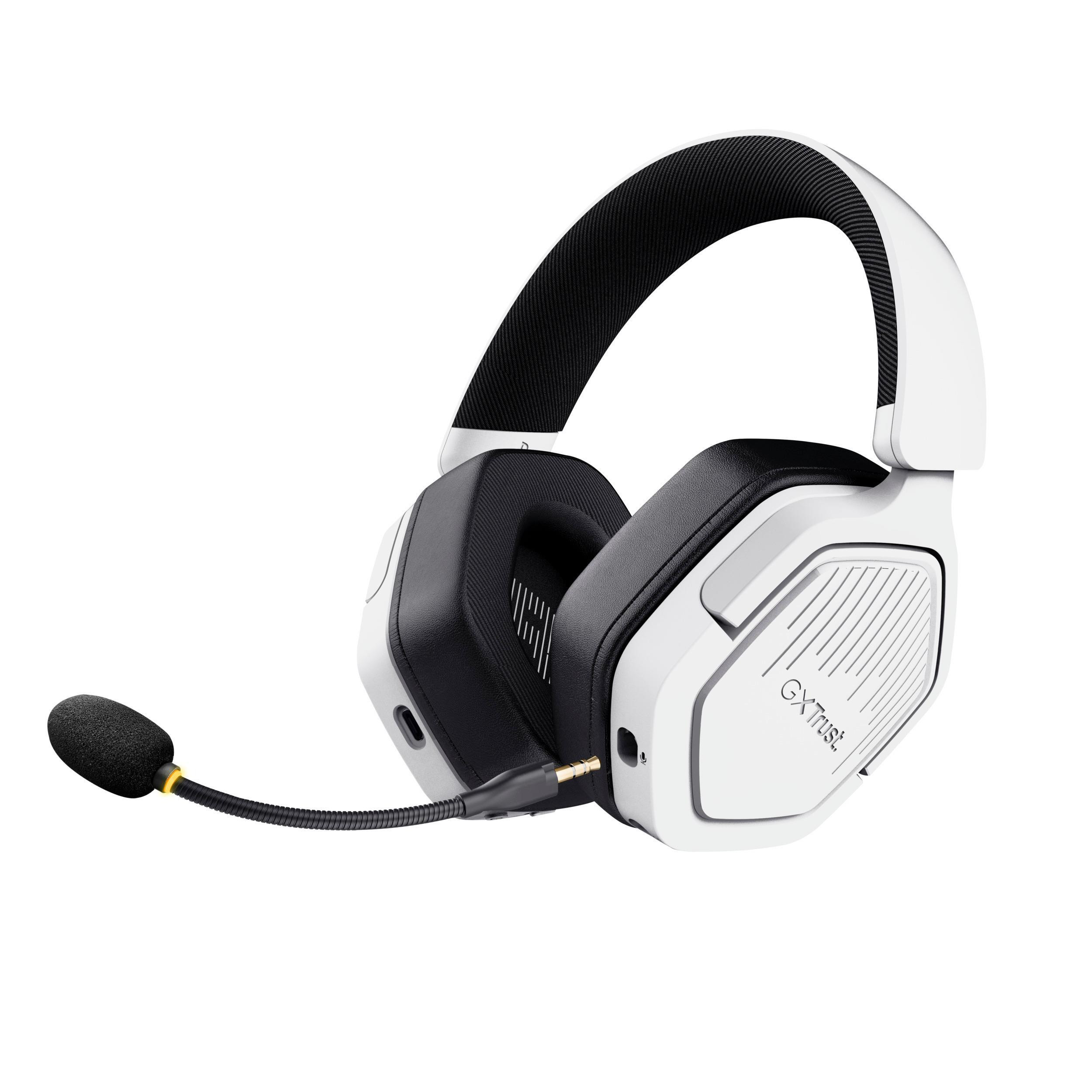 Trust GXT493W Carus White Cuffie Gaming per PC e Console