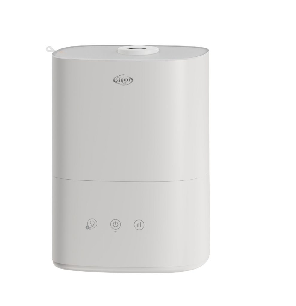 Argo Hydro Zen Umidificatore 40W Serbatoio 3LT Wi-Fi con Diffusore Aromi