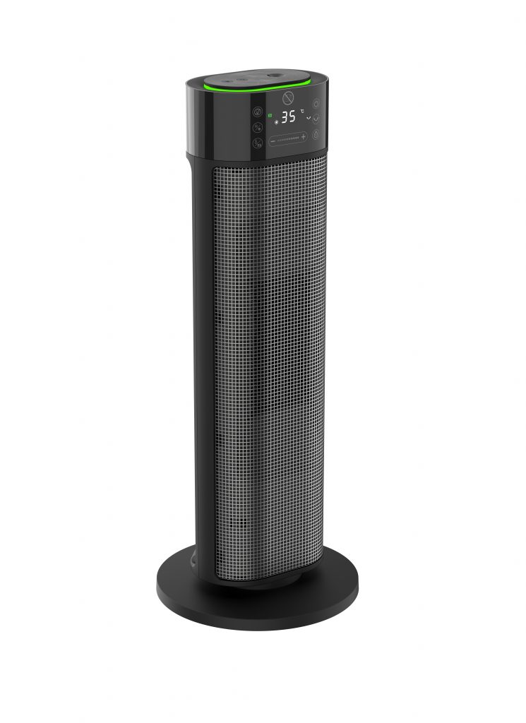 Argo Tech Tower Humy Termoventilatore Ceramico 2000W con Umidificatore
