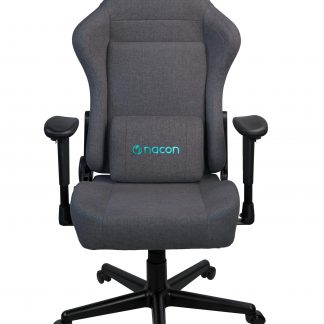 Nacon PCCH380 Grigio Scuro Sedia Gaming in Tessuto con Braccioli Reclinabile