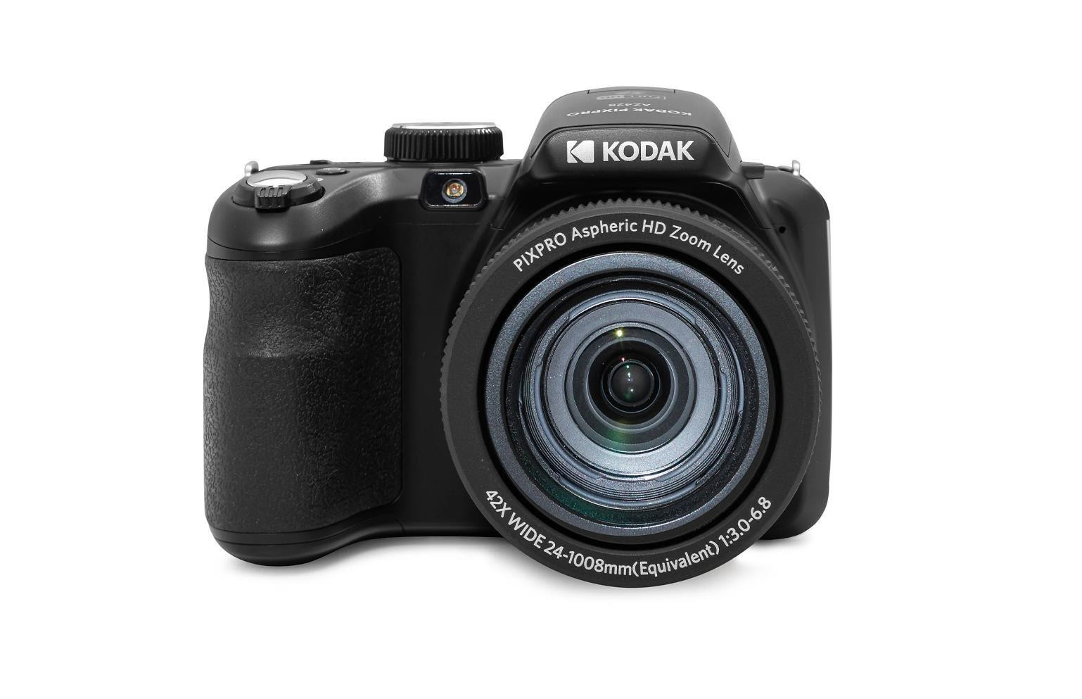 Kodak Pixpro AZ425 Fotocamera Bridge 20MPX 24-42mm Kit con Borsa e 2 Batterie