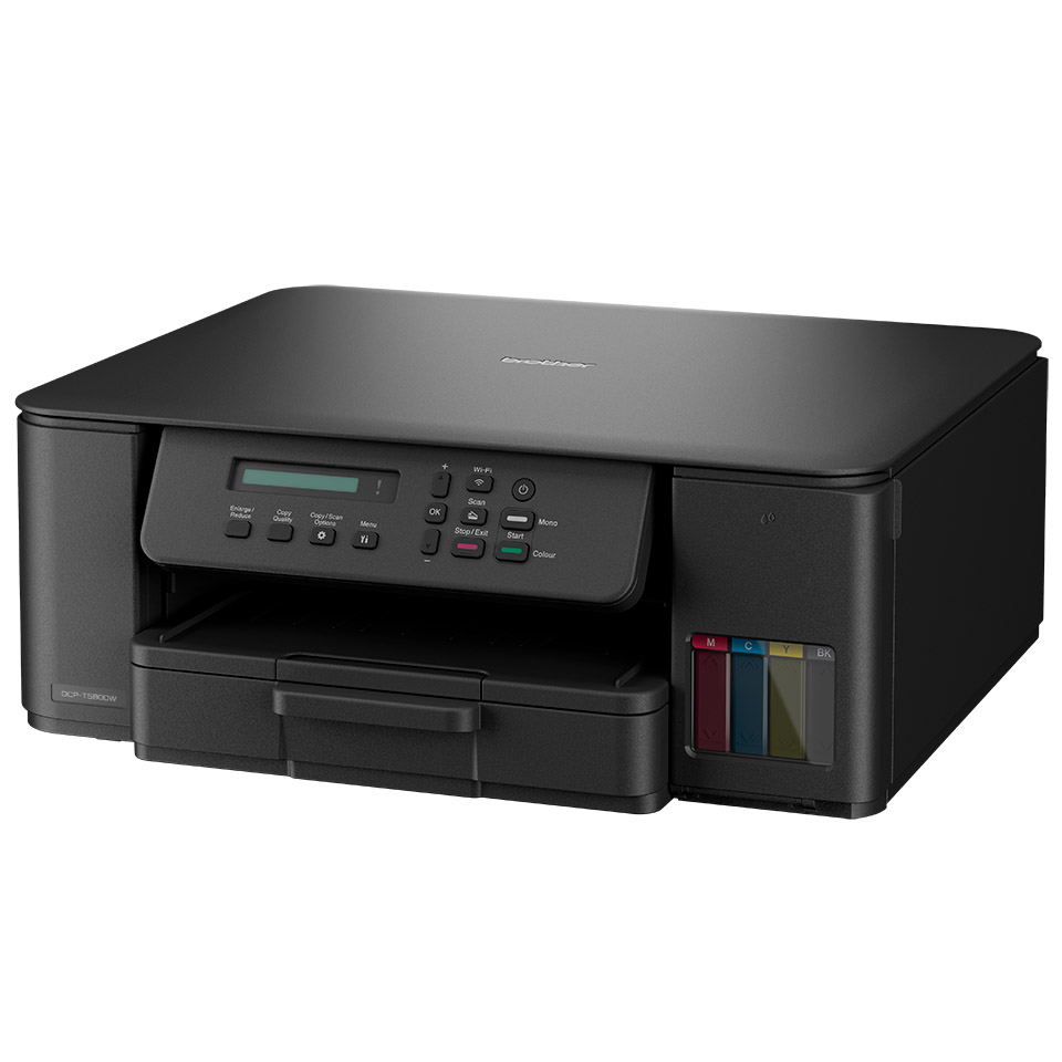 Brother DCPT580DW Stampante Multifunzione Inkjet Wi-Fi con 4 Serbatoi F-R Auto