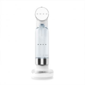 Smeg SKC01WHM Bianco Opaco Gasatore con Bottiglia 1 LT
