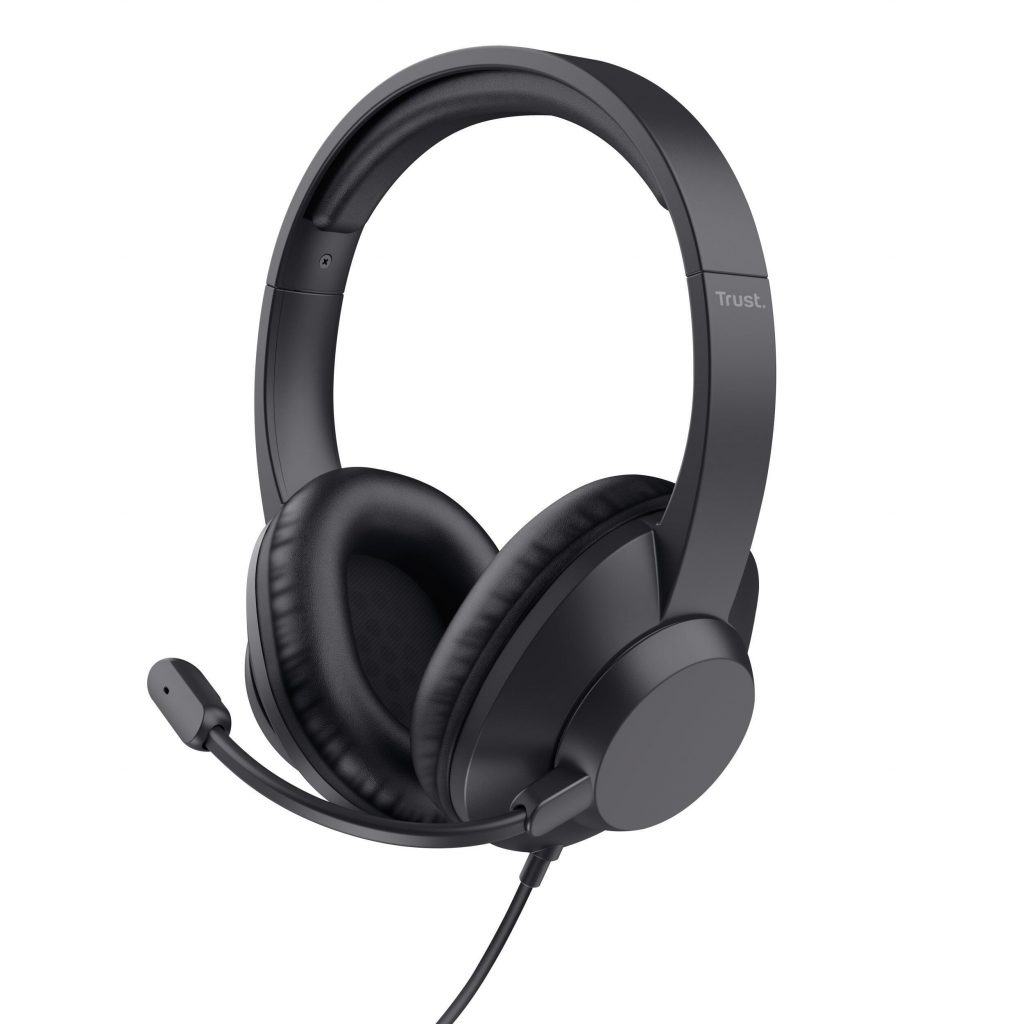 Trust Ayda Max Nero Cuffia per PC con Microfono