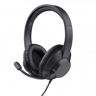 Trust Ayda Max Nero Cuffia per PC con Microfono