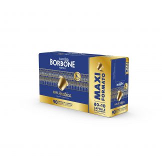 Caffe Borbone 90 Capsule in Alluminio Caffe Compatibile Nespresso Arabica