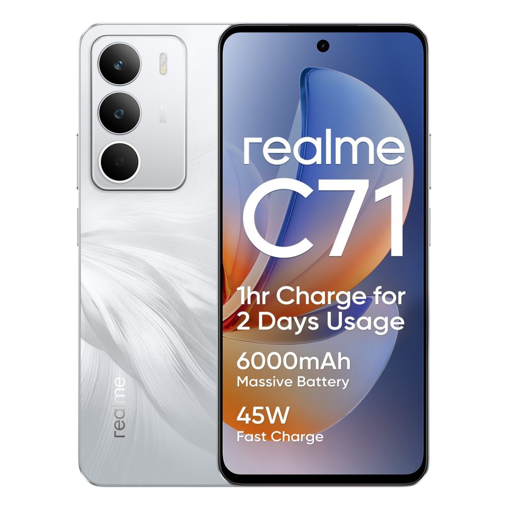 Realme C71 White Swan Smartphone 6.67 HD Plus 8GB 256GB