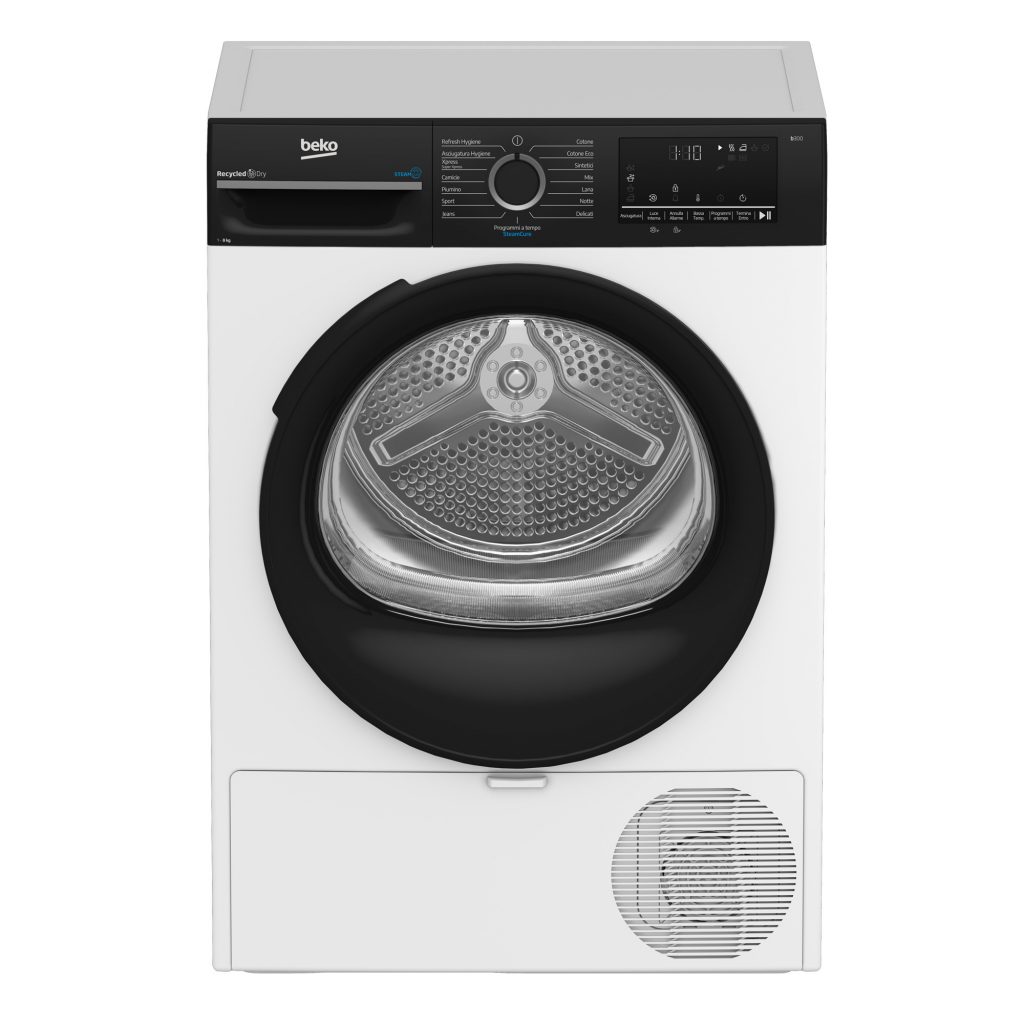 Beko BMEPT481SBIIT Asciugatrice Carica Frontale 8KG Pompa di Calore