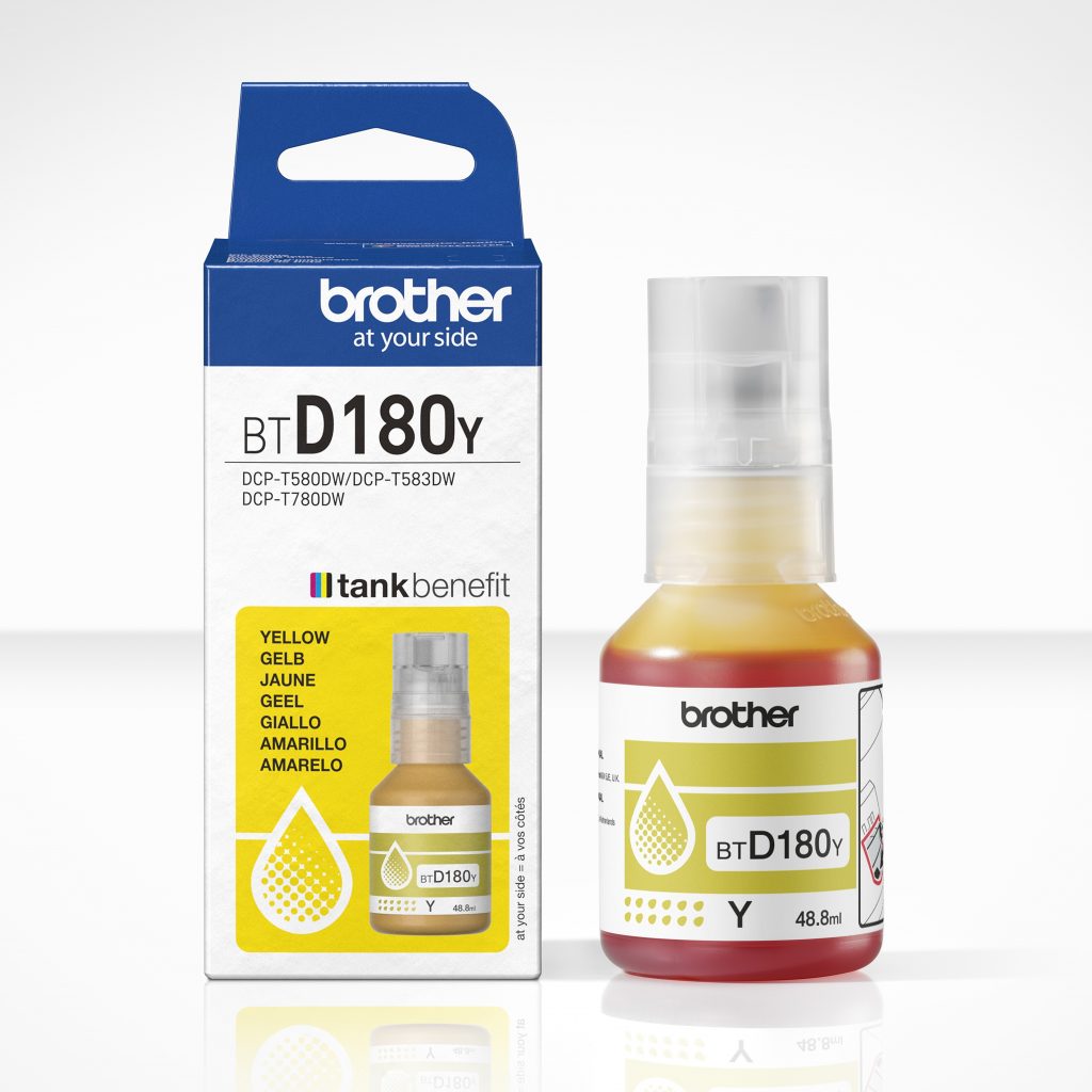 Brother BTD180Y Giallo Flacone Inchiostro Originale 48.8ML