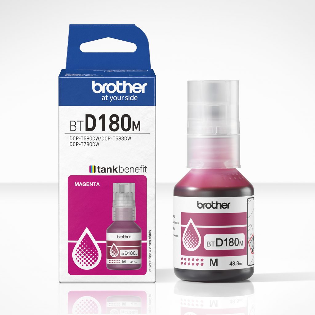Brother BTD180M Magenta Flacone Inchiostro Originale 48.8ML
