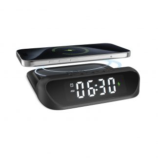 SBS TEWIRCLOCK Sveglia 2 in 1 con Ricarica Wireless