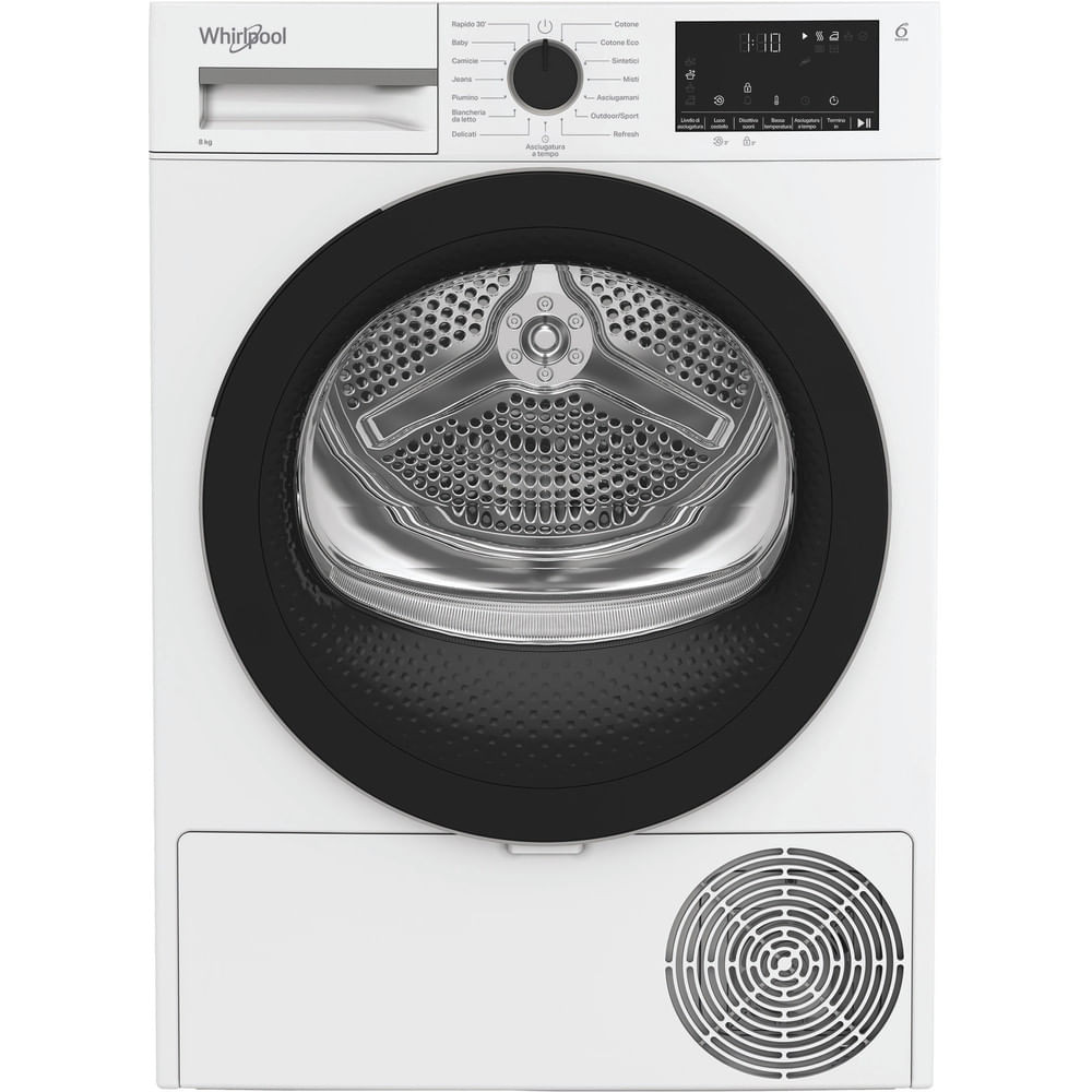 Whirlpool CWD83MWBSIT Asciugatrice Carica Frontale 8KG